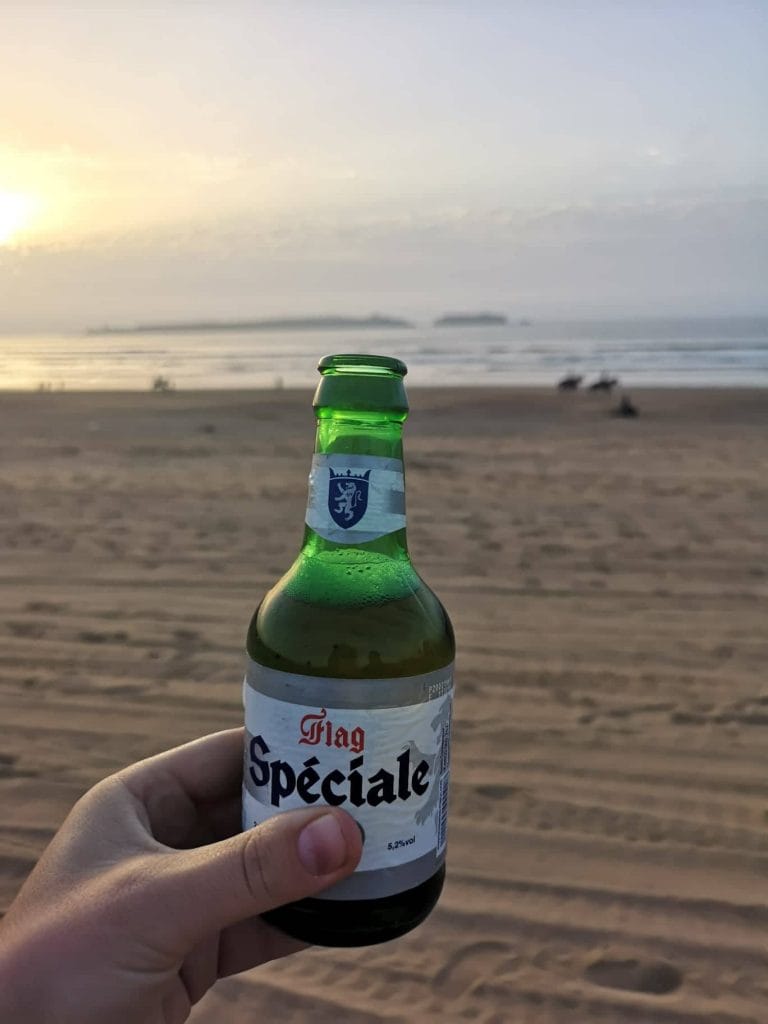 alcohol morocco beer special beach sunset