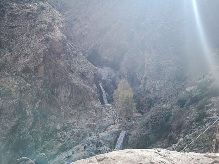 waterfalls, morocco, mountains, high atlas, view, nature