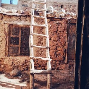morocco, berber, ladder, house, traditional