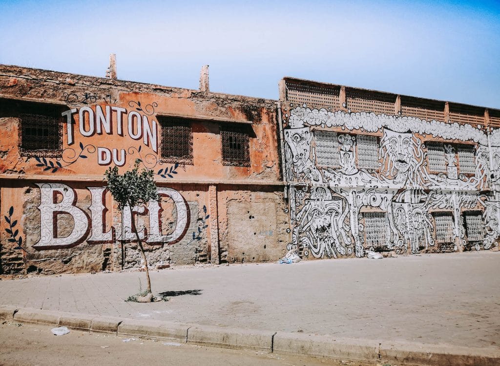 tameslouht graffitti morocco wall street art