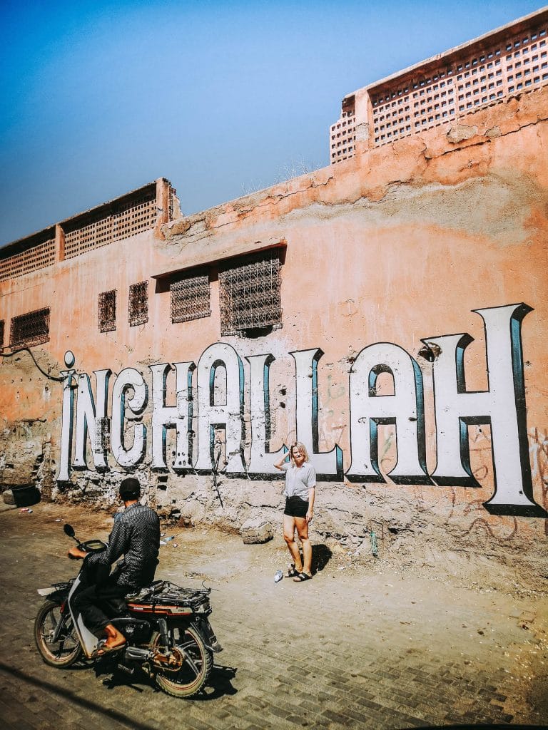 tameslouht Tameslohte graffitti morocco wall inchallah