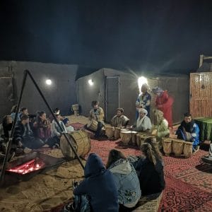 sahara desert camels sand dunes morocco berbers camp dinner fire
