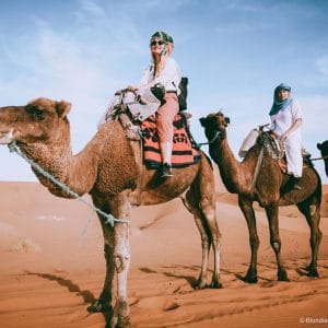sahara desert morocco camel clothes