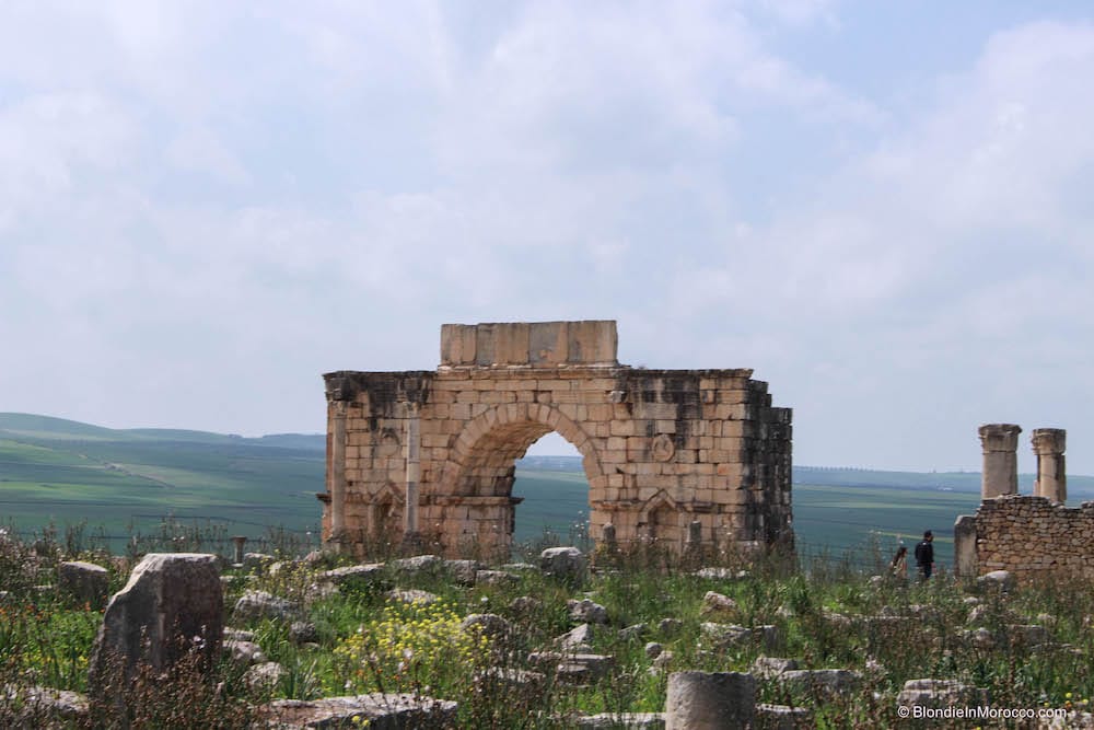 volubilis morocco roman ruins ancient archeological site
