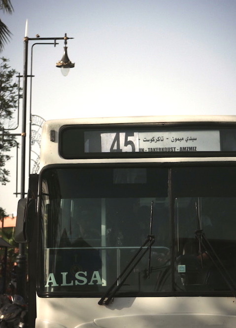 Tips on taking local city bus in Marrakech