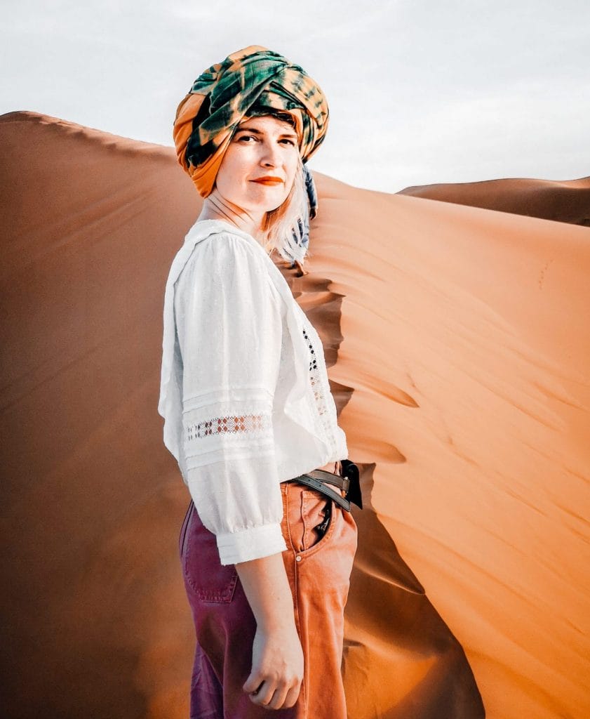 sahara desert morocco girl fashion