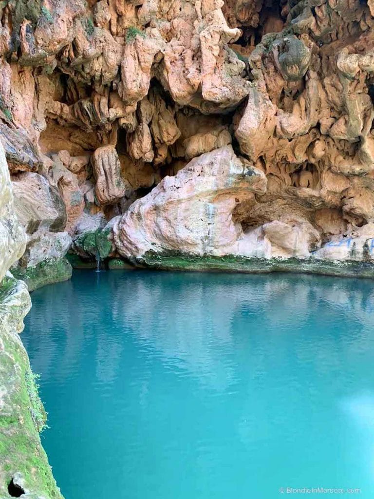 Cascade waterfall Imouzzer morocco pool