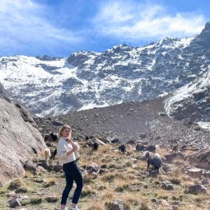 morocco imlil mountains high atlas trekking goats