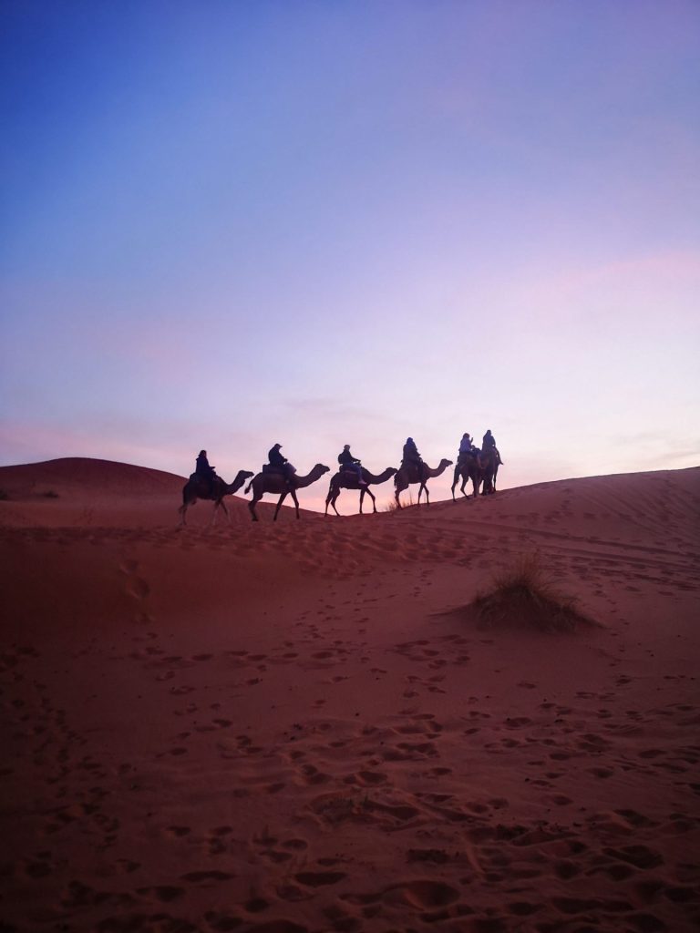 morocco sahara desert dunes sunset scaled 1