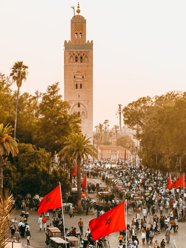 marrakech medina jemaa el fna koutubia
